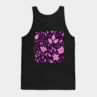 pink flowers pattern design Tank Top